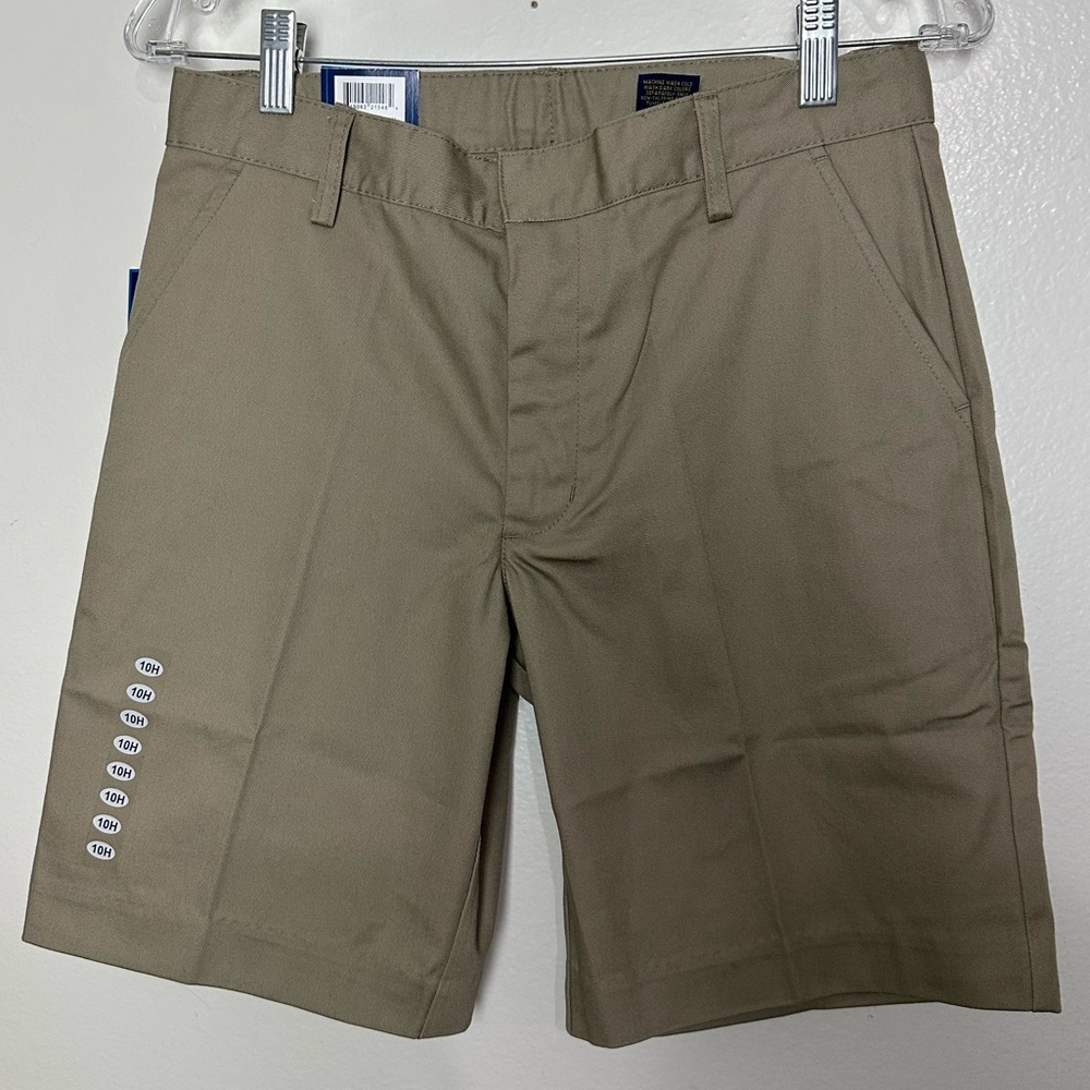 NWT Universal School Uniform Khaki Shorts Sz 10H